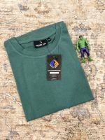 Green Plain Drop Shoulder - Image 4