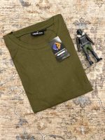 Olive Plain Drop Shoulder - Image 2