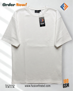 White Plain Drop Shoulder